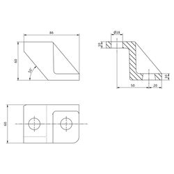 Wilo Konsolen-Set F 3-18, mechanisches Zubehör... WILO-2040969 4048482057156 (Abb. 1)