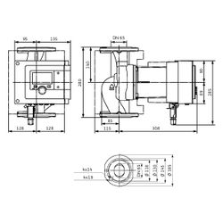 Wilo Stratos MAXO Nassläufer-Premium-Smart-Pumpe 65/0,5-9, 470W P1, 230V, DN 65, PN 6/10... WILO-2211664 4062679136318 (Abb. 1)