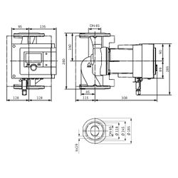 Wilo Stratos MAXO Nassläufer-Premium-Smart-Pumpe 65/0,5-9, 470W, 230V, DN 65, PN 16... WILO-2186281 4048482798059 (Abb. 1)