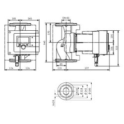Wilo Stratos MAXO Nassläufer-Premium-Smart-Pumpe 65/0,5-12, 0,826kW P1, 230V, DN 65, PN 1... WILO-2211704 4062679214221 (Abb. 1)