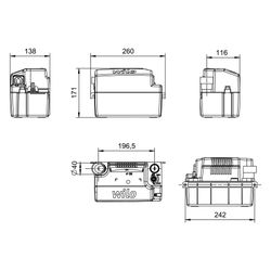 Wilo Automatische Kondensathebeanlage NovaCON-EF... WILO-4273853 4062679511719 (Abb. 1)