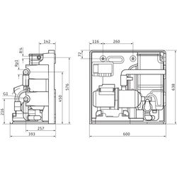 Wilo Regenwassernutzungsanlage RainSystem AF Comfort MC 305, 230V, 1090W... WILO-2518351  (Abb. 1)