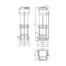 Wilo Multivert MVISE Hochdruck-Kreiselpumpe 803-3G, 1,1kW, 400V, G 1 1/2", PN 16... WILO-4225628 4048482836393 (Abb. 1)
