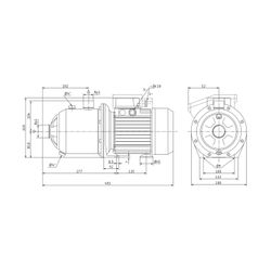 Wilo Hochdruck-Kreiselpumpe MC 605-DM/IE3... WILO-4210867 4048482692678 (Abb. 1)