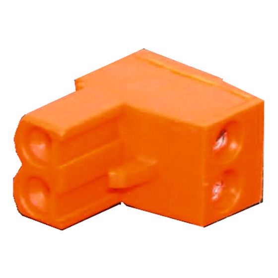 Wolf Gegenstecker 2-pol. reinorange für WPM-1