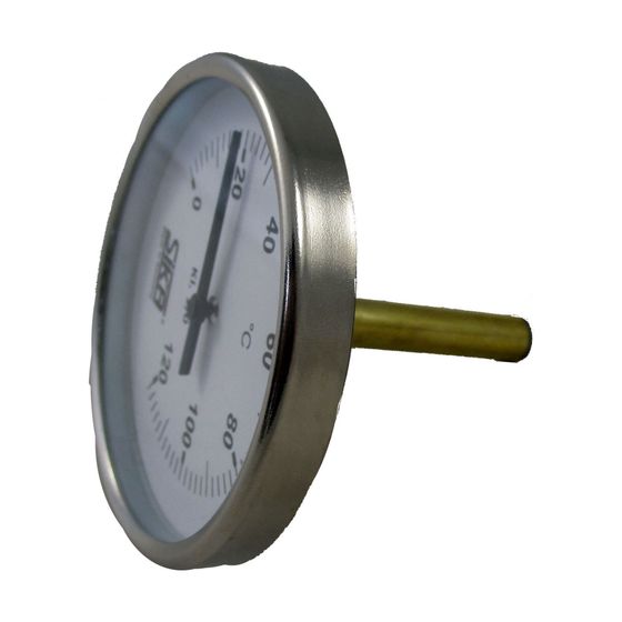 Wolf Thermometer Bimetall NG80 L 63mm für FWS, LS