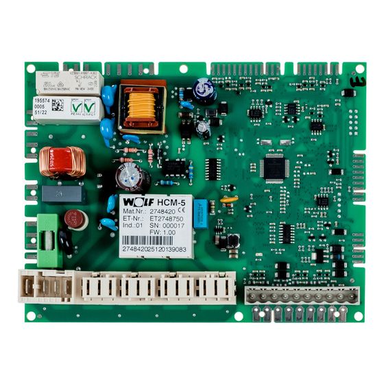 Wolf Regelungsplatine HCM-5 für Wärmepumpe FHA