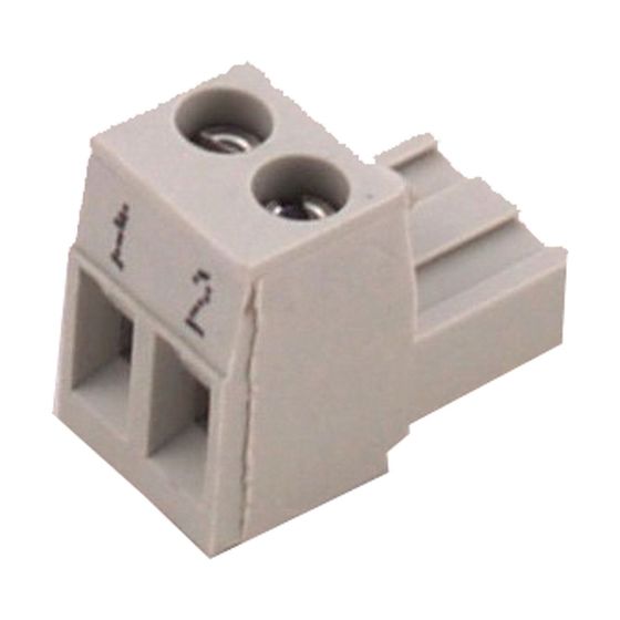 Wolf Gegenstecker 2-polig für CGU, grau