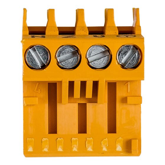 Wolf Gegenstecker Rast5 4-polig für TopOne, gelb