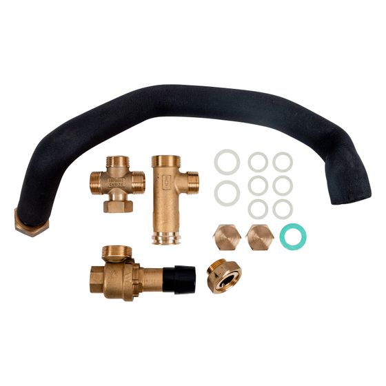 Wolf Anschluss-Set mit Überstromventil für Reihenpufferspeicher CPU-1-50