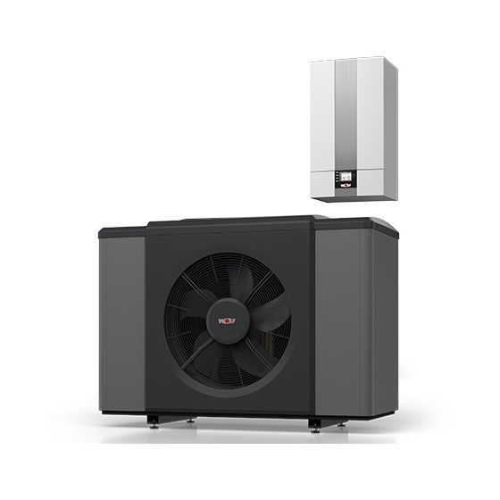 Wolf Wärmepumpen-Paket CHA-Center 20/24 Luft-Wasser Monoblock, R290, 9,7kW bei A7/W35, 400V, ohne E-Heizelement