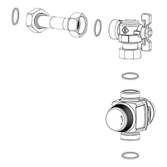 Wolf Rücklaufeinschichtset für Schichtenspeicher BSP und Wärmepumpe FWS-2