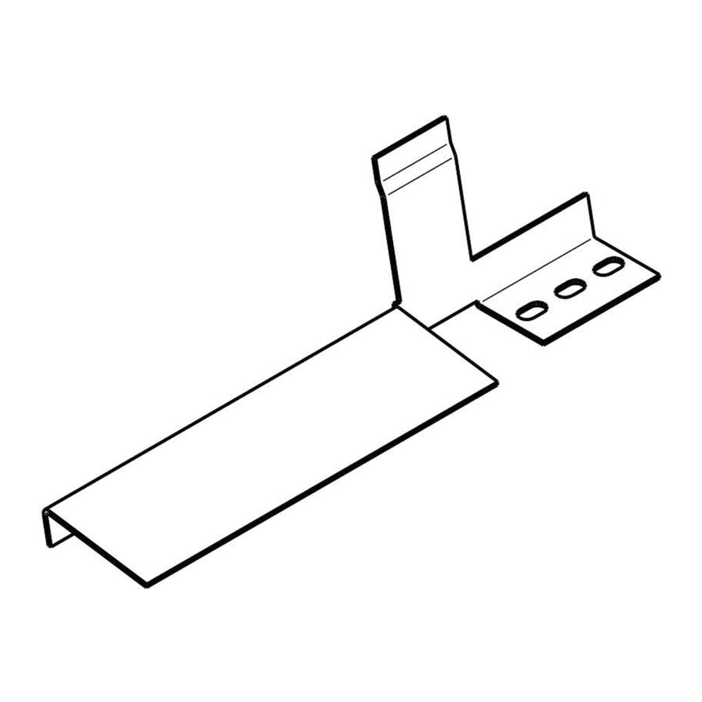 Wolf L-Kehlsattelbandauflage rechts für Indachmontageset BJ08... WOLF-2482996  (Abb. 1)