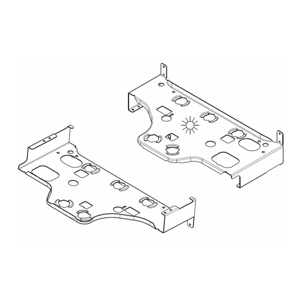 Wolf Konsole verzinkt für Gas-Brennwerttherme CGB-2... WOLF-8613769 4045013269033 (Abb. 2)
