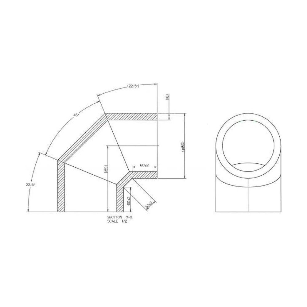 Wolf ISO-Rohrsystem Bogen DN 125 90 Grad... WOLF-2576009 4045013070875 (Abb. 2)
