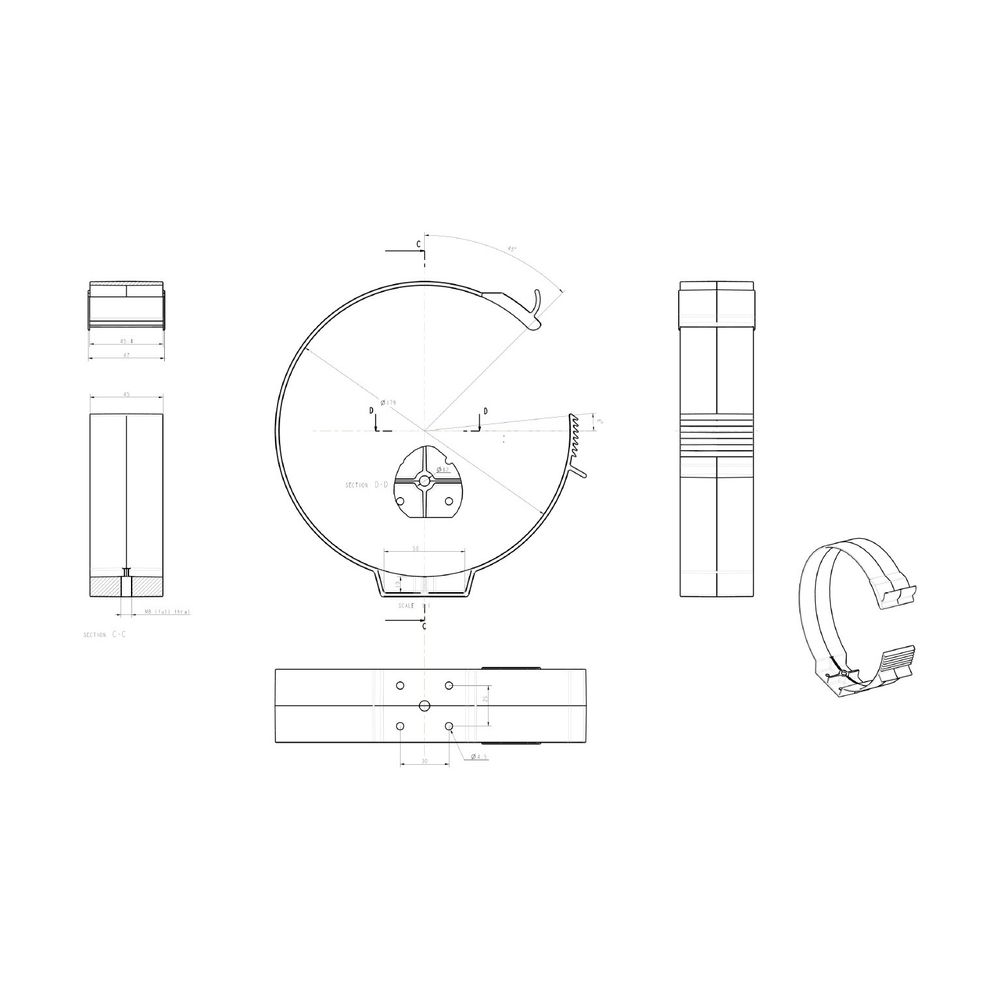 Wolf Befestigungsschelle DN 125 für ISO-Rohr... WOLF-2577007 4045013146471 (Abb. 2)