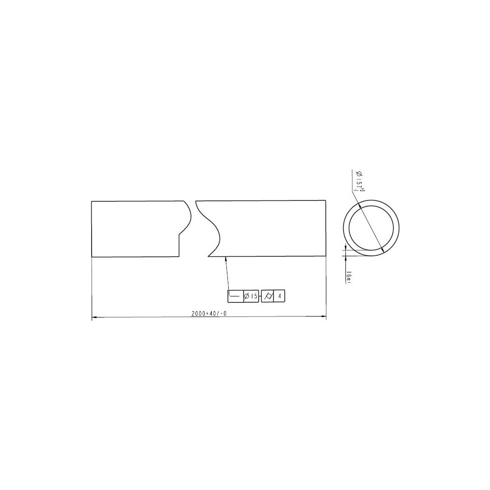 Wolf ISO-Rohrsystem Rohr DN 125 Länge 2000mm... WOLF-2577369 4045013202528 (Abb. 2)