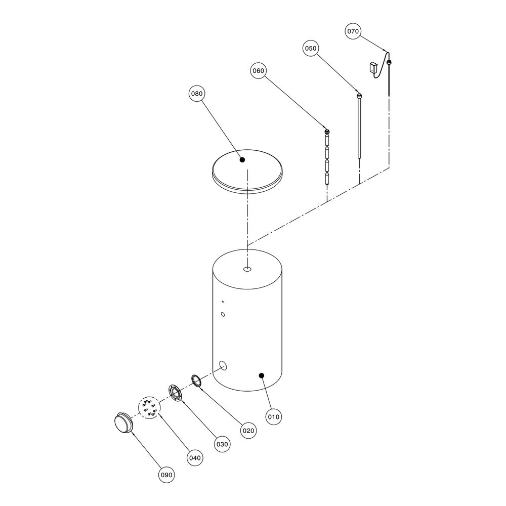 Wolf Warmwasserspeicher SEW-1-300 für Wärmepumpen bis ca. 14kW Leistung... WOLF-2486565 4045013550056 (Abb. 2)