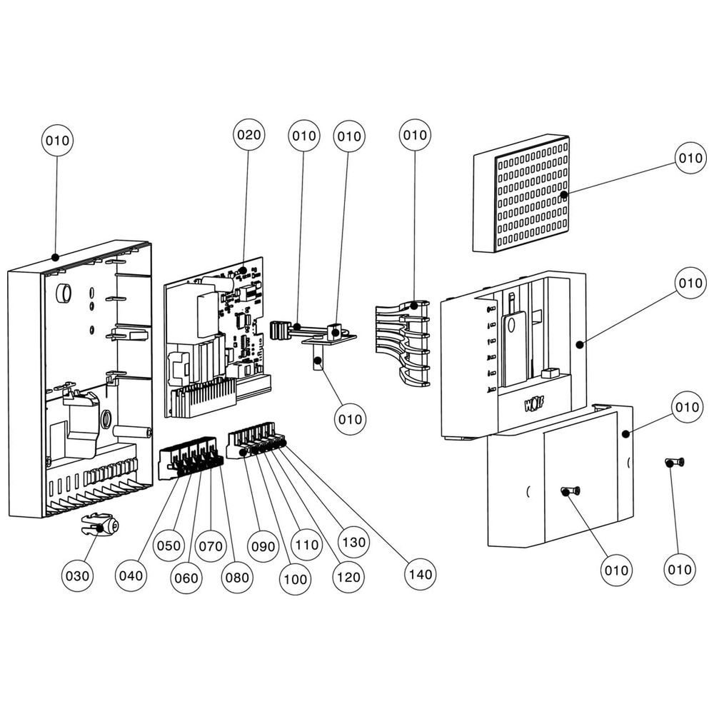 Wolf Kaskadenmodul KM-2V2 für Regelungssystem WRS und CHA-Monoblock... WOLF-2747765 4045013449701 (Abb. 2)