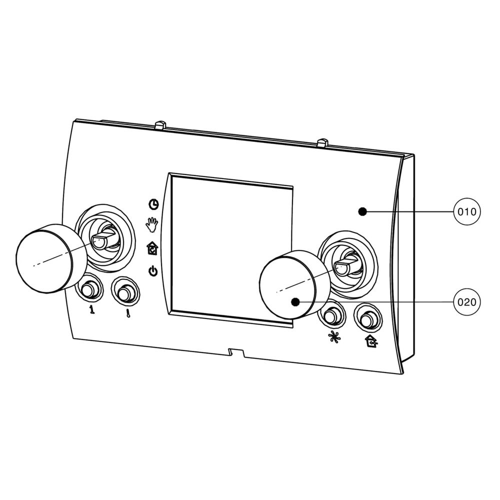 Wolf Bedienmodul Lüftung BML für Wolf Regelungssytem WRS... WOLF-2744634 4045013071612 (Abb. 2)