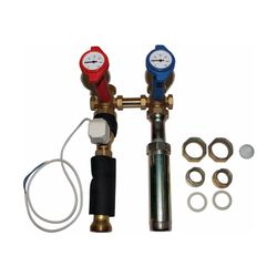 Wolf Verrohrungsgruppe Heizkreisabsperrset alle Gasthermen ohne hydraulische Weiche... WOLF-2072195 4045013280007 (Abb. 1)