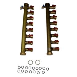 Wolf Modularer Soleverteiler 8-fach bis 16W PE 32x 2,9mm, Messing... WOLF-2483899 4045013133266 (Abb. 1)
