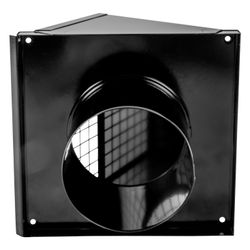 Wolf Wandhaube DN 125 für Comfort-Wohnungs-Lüftung CWL, Schwarz... WOLF-2575806 4045013019355 (Abb. 1)