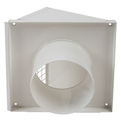 Wolf Wandhaube DN 125 für Comfort-Wohnungs-Lüftung CWL, Weiß... WOLF-2575809 4045013019324 (Abb. 1)