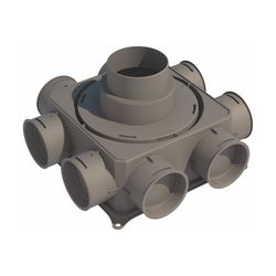 Wolf Luftverteiler flach mini 8-75 für CWL... WOLF-2577835 4045013358973 (Abb. 1)