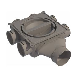 Wolf Luftverteiler flach mini 6-75 für CWL... WOLF-2577836 4045013358980 (Abb. 1)