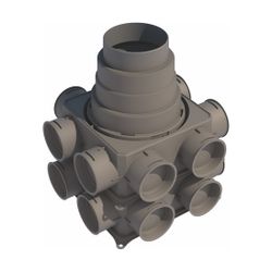 Wolf Luftverteiler flach mini 16-75 für CWL... WOLF-2577837 4045013358997 (Abb. 1)