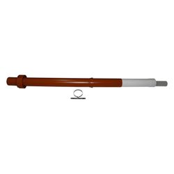 Wolf Dachdurchführung senkrecht C33x DN 80/125, Länge 1800-2300mm, Rotbraun... WOLF-2651477 4045013084728 (Abb. 1)