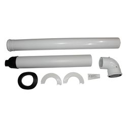 Wolf Anschluss-Set DN 80/125-C13x, Länge 880mm, raumluftunabhängig, Polypropylen... WOLF-2651495 4045013084902 (Abb. 1)