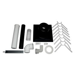 Wolf Anschluss-Set DN 60/100-C93x DN 80 im Schacht, Abdeckung Polypropylen... WOLF-2651752 4045013084674 (Abb. 1)