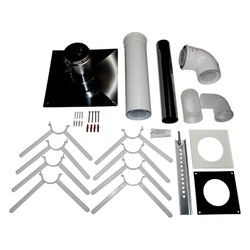 Wolf Anschluss-Set DN 80/125-C93x DN 80 im Schacht, Abdeckung Edelstahl... WOLF-2651856 4045013186095 (Abb. 1)