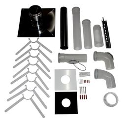 Wolf Anschluss-Set DN 80-B23 DN 80 im Schacht, Abdeckung Edelstahl... WOLF-2651858 4045013495364 (Abb. 1)