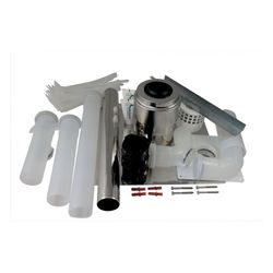Wolf Anschluss-Set DN 60-B23 DN 60 im Schacht, Abdeckung Edelstahl... WOLF-2651901 4045013235311 (Abb. 1)