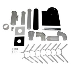 Wolf Anschluss-Set DN 80-B23 DN 110 im Schacht, Abdeckung Polypropylen... WOLF-2651991 4045013321250 (Abb. 1)