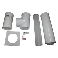 Wolf Anschluss-Set DN 60/100-B33 Steigleitung DN 60, raumluftabhängig... WOLF-2651992 4045013321267 (Abb. 1)