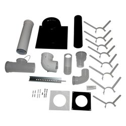 Wolf Anschluss-Set DN 80/125-C93x DN 110 im Schacht, Abdeckung Polypropylen... WOLF-2651999 4045013321380 (Abb. 1)