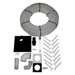 Wolf Anschluss-Set DN 80/125-C93x DN 83 flexibel im Schacht, Abdeckung Polypropylen... WOLF-2652002 4045013321441 (Abb. 1)