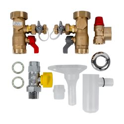 Wolf Anschluss-Set Aufputz für CGB-2-38/55... WOLF-8616330 4045013449923 (Abb. 1)