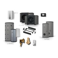 Wolf Paket CHA-20/24-400V Luft-Wasser-Wärmepumpe Monoblock, 9,7kW bei A7/W35, R290, in... WOLF-9149092W24 4045013571662 (Abb. 1)