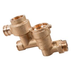 Wolf Ventilblock Heizungsrücklauf mit Sieb AG 3/4", für CAT-2 Convert, 2076026... WOLF-2076026 4045013577060 (Abb. 1)