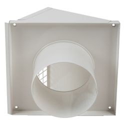 Wolf Wandhaube DN 125 für Comfort-Wohnungs-Lüftung CWL, Weiß... WOLF-2575809 4045013019324 (Abb. 1)
