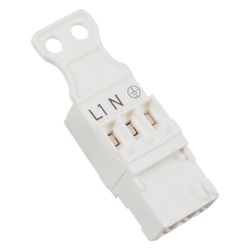 Wolf Gegenstecker Rast5F 3-polig für Regelungssystem WRS mit Bedienmodul BM-2, Weiß, 27... WOLF-274523799 4045013445567 (Abb. 1)