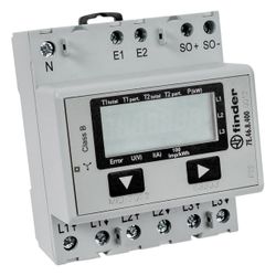 Wolf Energiezähler 3-phasig, 65A 3x230/400VAC/50Hz 1000 Impulsen/kWh 70mm, 9149697... WOLF-9149697 4045013578524 (Abb. 1)