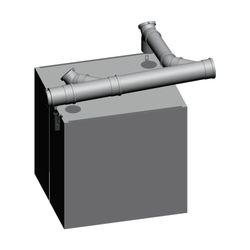 Wolf Grundbausatz DN 160/200-Twin raumluftabhängig für MGK-2 170-250... WOLF-2651292 4045013025400 (Abb. 1)