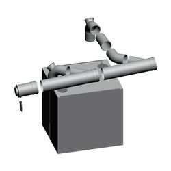 Wolf Grundbausatz DN 200/250-Twin raumluftabhängig für MGK-2 300... WOLF-2651293 4045013025394 (Abb. 1)