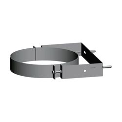 Wolf Wandhalterung DN 400 verstellbar, Edelstahl... WOLF-2651448 4045013023949 (Abb. 1)
